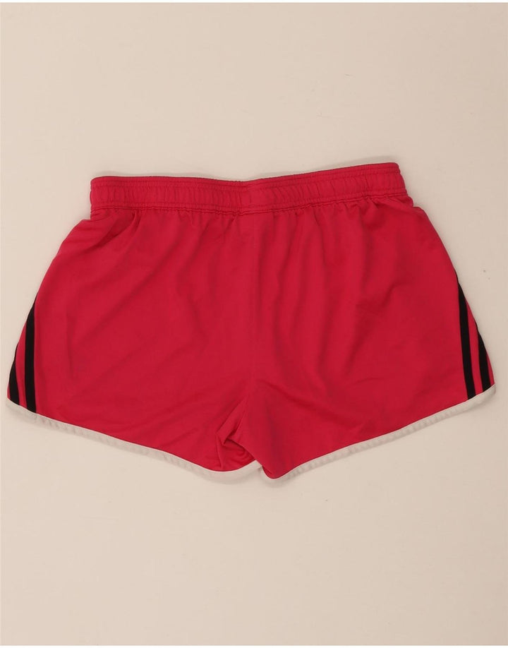 ADIDAS Womens Sport Shorts UK 12/14 Medium  Pink Polyester