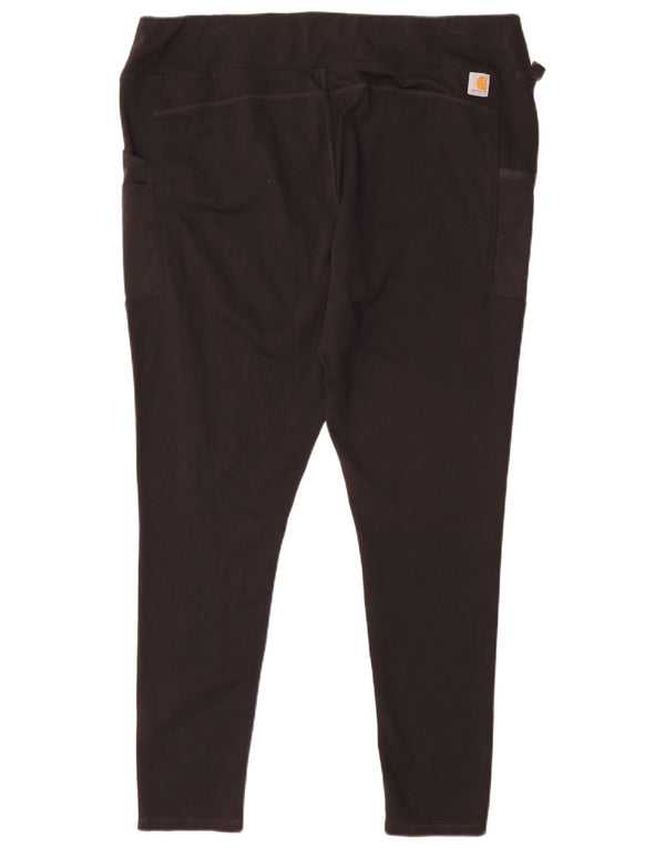 Carhartt Womens Fitted Leggings UK 20 2XL Black