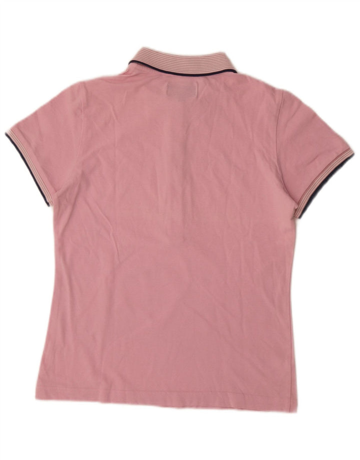 AUSTRALIAN L'ALPINA Womens Polo Shirt IT 42 Medium Pink