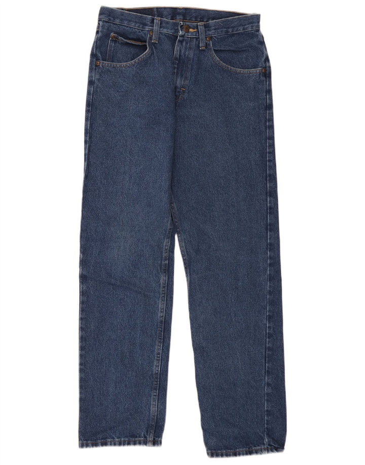 Wrangler Mens Straight Jeans W29 L32 Blue Cotton