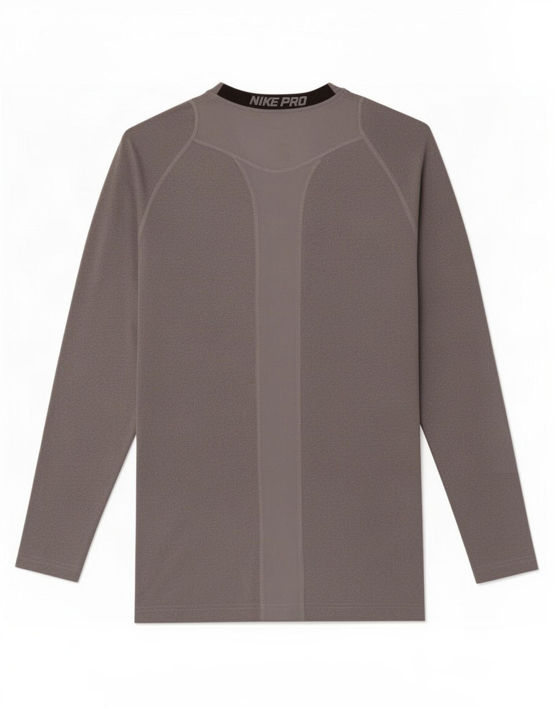 Nike Womens Dri Fit Top Long Sleeve UK 10 Small Grey Colourblock Polyester