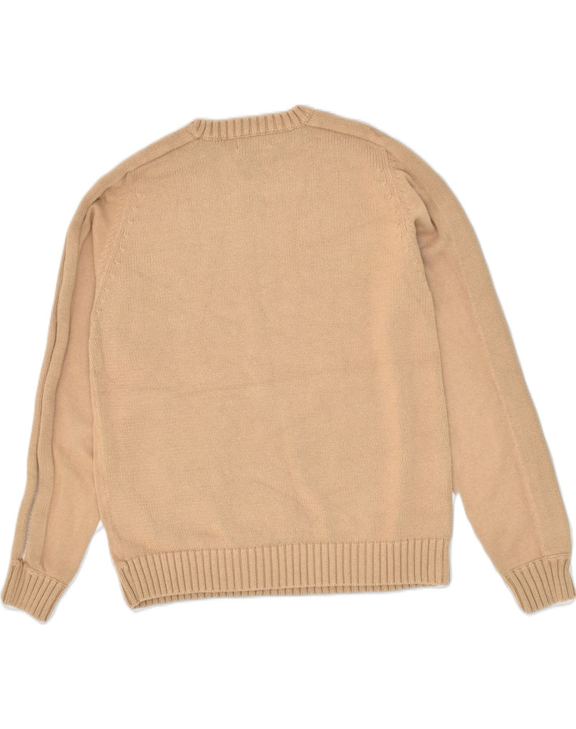 JACK & JONES Mens Crew Neck Jumper Sweater Large Beige Cotton | Vintage Jack & Jones | Thrift | Second-Hand Jack & Jones | Used Clothing | Messina Hembry 