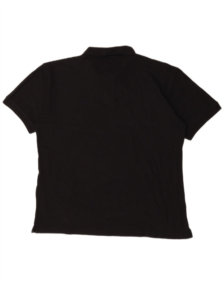 Fila Mens Polo Shirt IT 56 2XL Black Cotton
