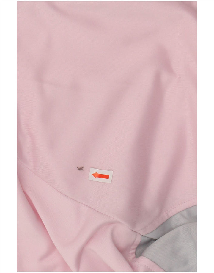 DIADORA Womens Tracksuit Top Jacket UK 18 XL Pink Colourblock Polyester