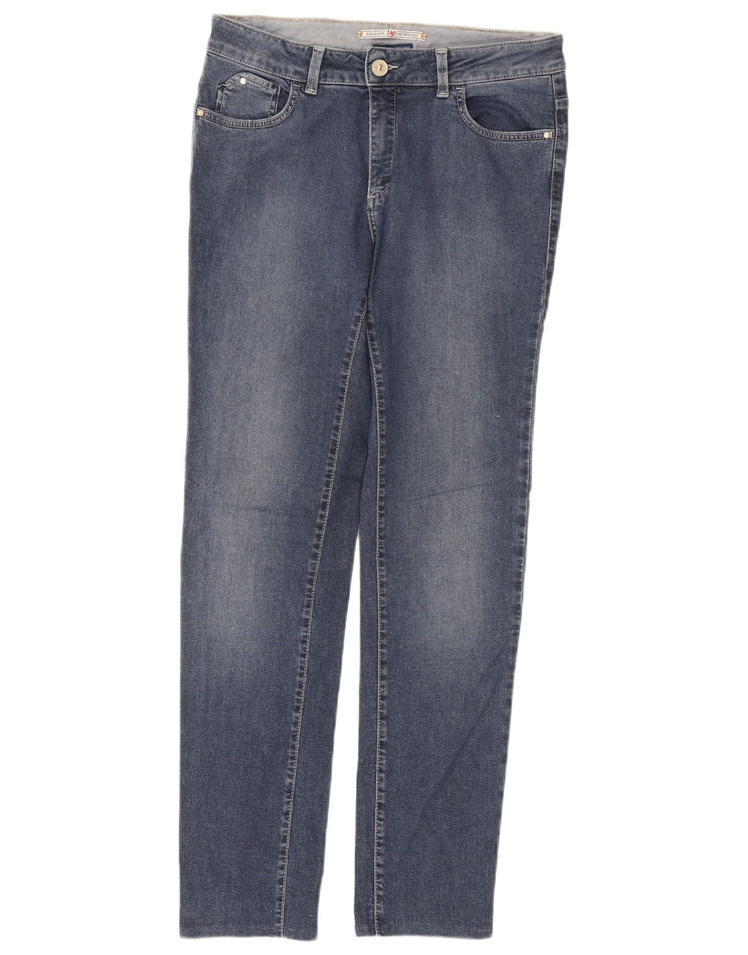 TRUSSARDI Womens Slim Jeans IT 45 Medium W29 L29 Blue