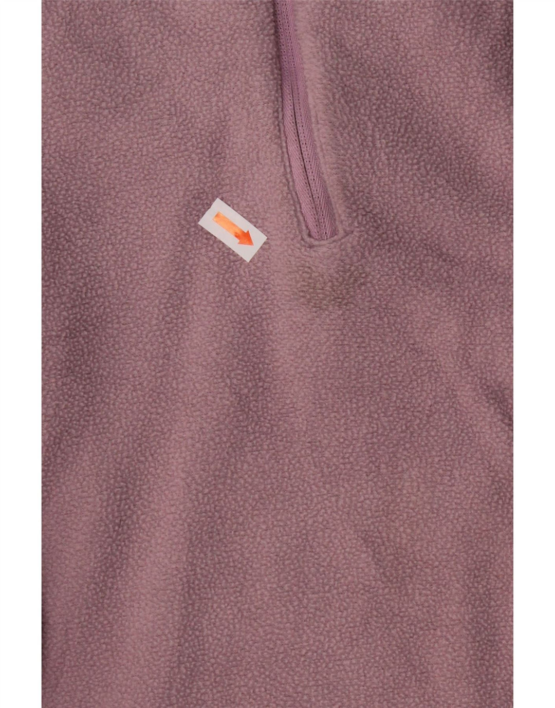 EDDIE BAUER Womens Zip Neck Fleece Jumper UK 16 Large Purple Polyester