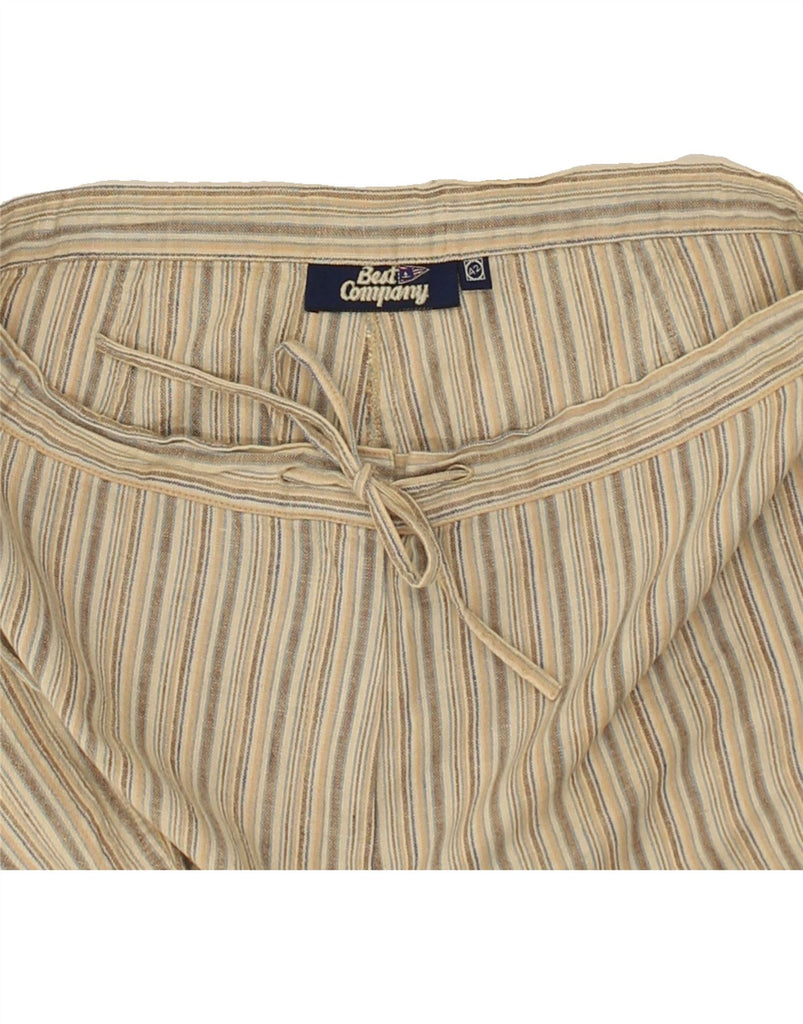 BEST COMPANY Womens Straight Casual Trousers IT 42 Medium W32 L25  Beige | Vintage Best Company | Thrift | Second-Hand Best Company | Used Clothing | Messina Hembry 