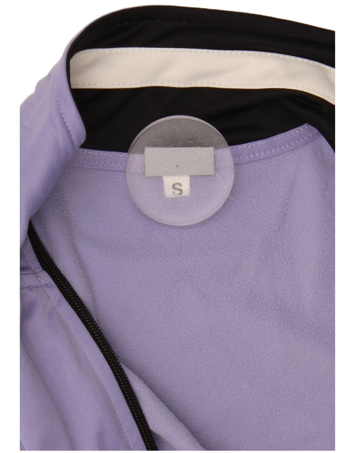 Asics Womens Tracksuit Top Jacket UK 10 Small Purple