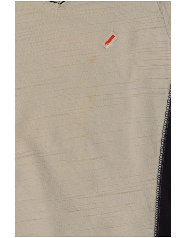 Lotto Mens Graphic Polo Shirt 2XL White Colourblock Cotton