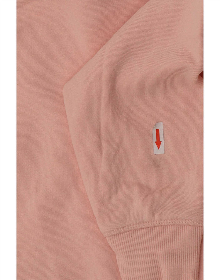 Jack Wills Womens Oversized Graphic Sweatshirt Jumper UK 10 Small Pink