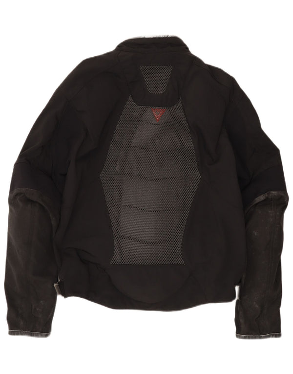 Dainese Mens Racer Jacket Size 52 Medium Black Colourblock Nylon