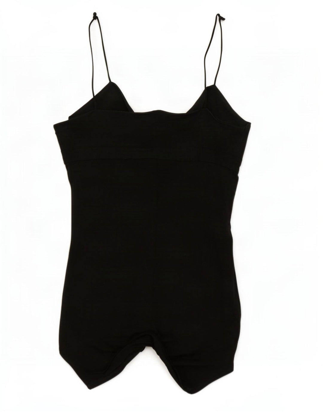 Armani Jeans Womens Sleeveless Asymmetric Tunic Top UK 12 Medium Black Silk