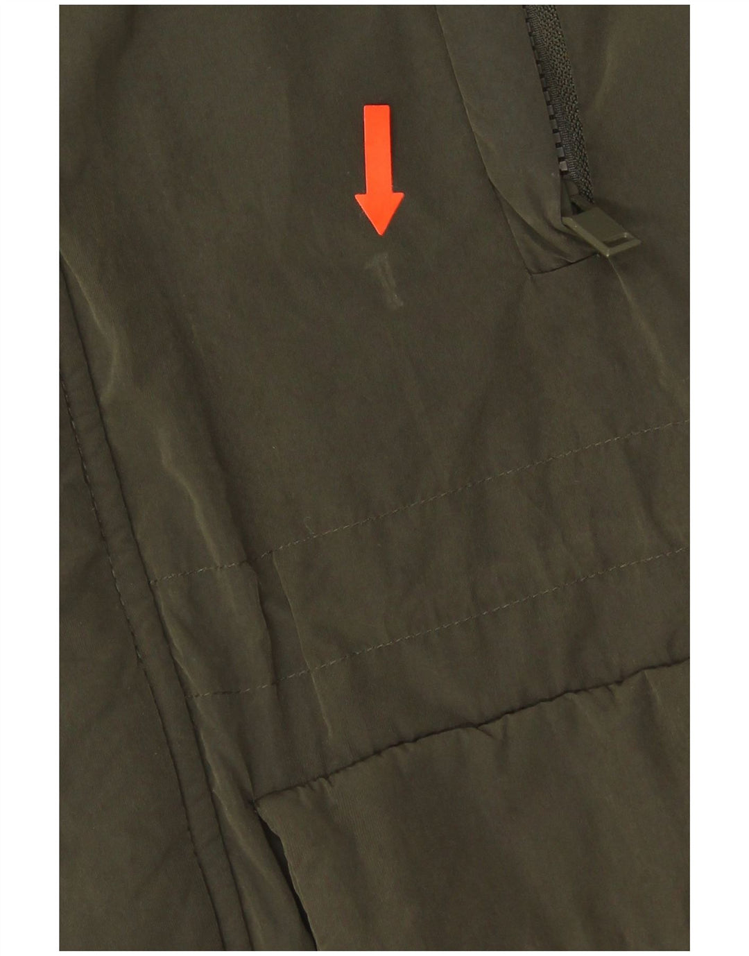 Zara Mens Hooded Padded Coat UK 40 Large Green