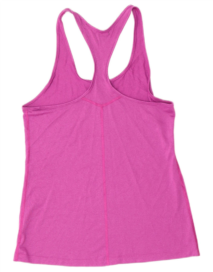 NIKE Womens Dri Fit Vest Top UK 8 Small Purple