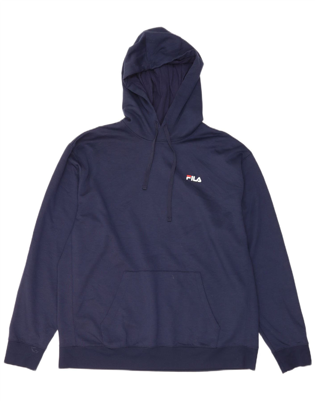 Fila Mens Hoodie Jumper XL Navy Blue Polyester