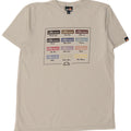 ELLESSE Mens Graphic T-Shirt Top Medium Grey Cotton