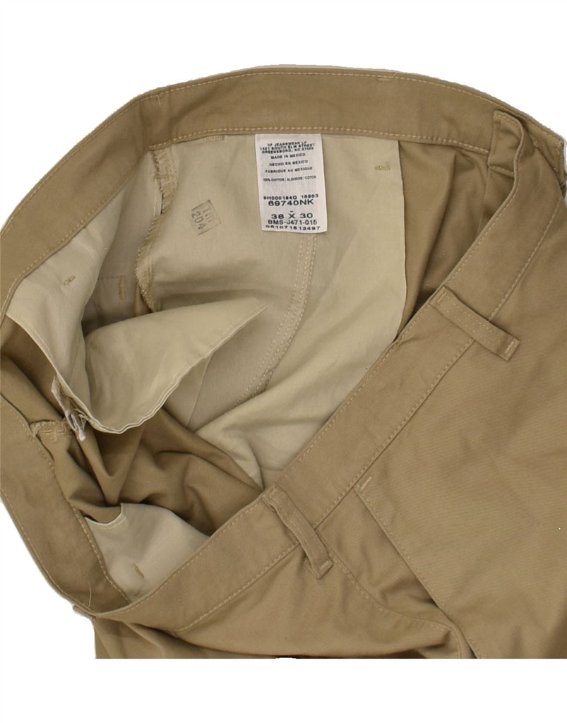 WRANGLER Mens Straight Chino Trousers W38 L30  Beige Cotton | Vintage Wrangler | Thrift | Second-Hand Wrangler | Used Clothing | Messina Hembry 