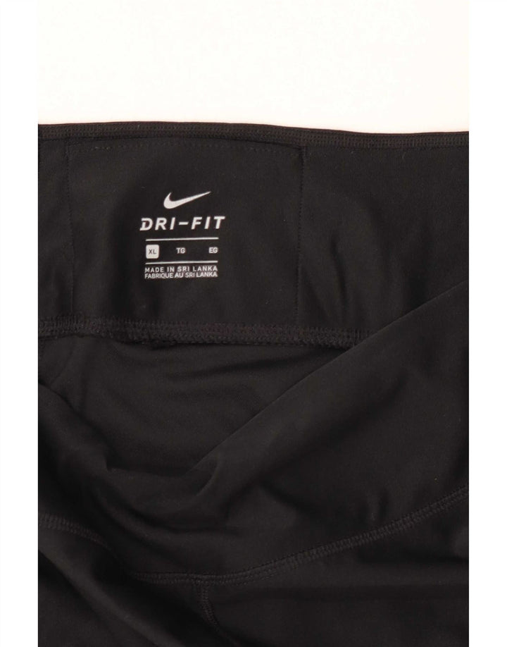 Nike Womens Dri Fit Capri Leggings UK 18 XL Black