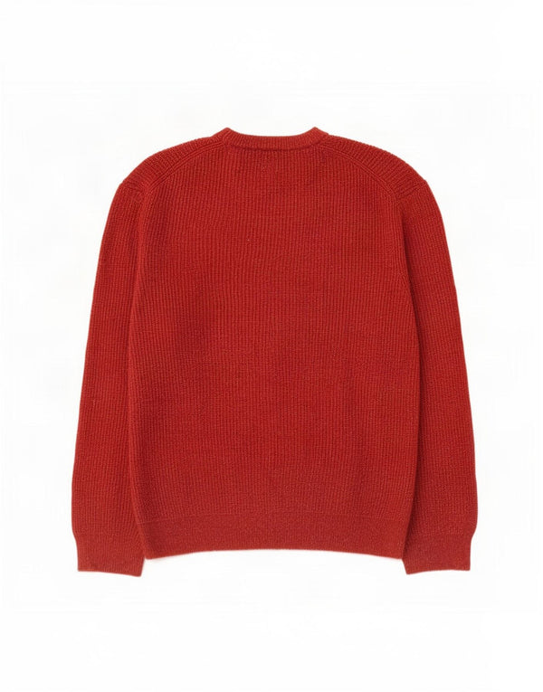 Marks & Spencer Mens Crew Neck Jumper Sweater 2XL Red Polyamide