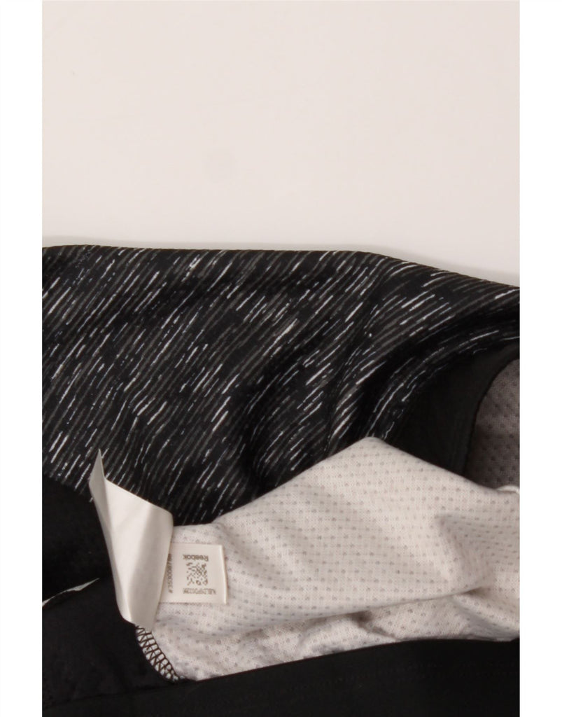 REEBOK Womens Sport Shorts UK 16 Large Grey Flecked Polyester Vintage Reebok and Second-Hand Reebok from Messina Hembry 