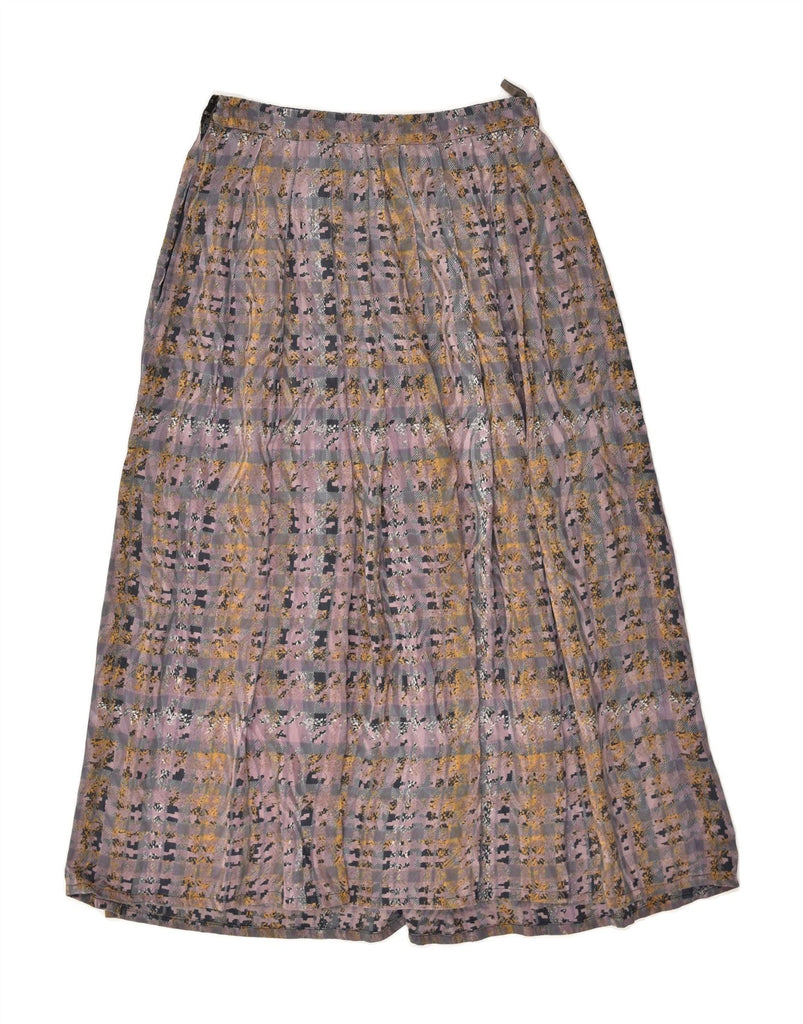 VINTAGE Womens Pleated Skirt W24 XS Multicoloured Check | Vintage Vintage | Thrift | Second-Hand Vintage | Used Clothing | Messina Hembry 