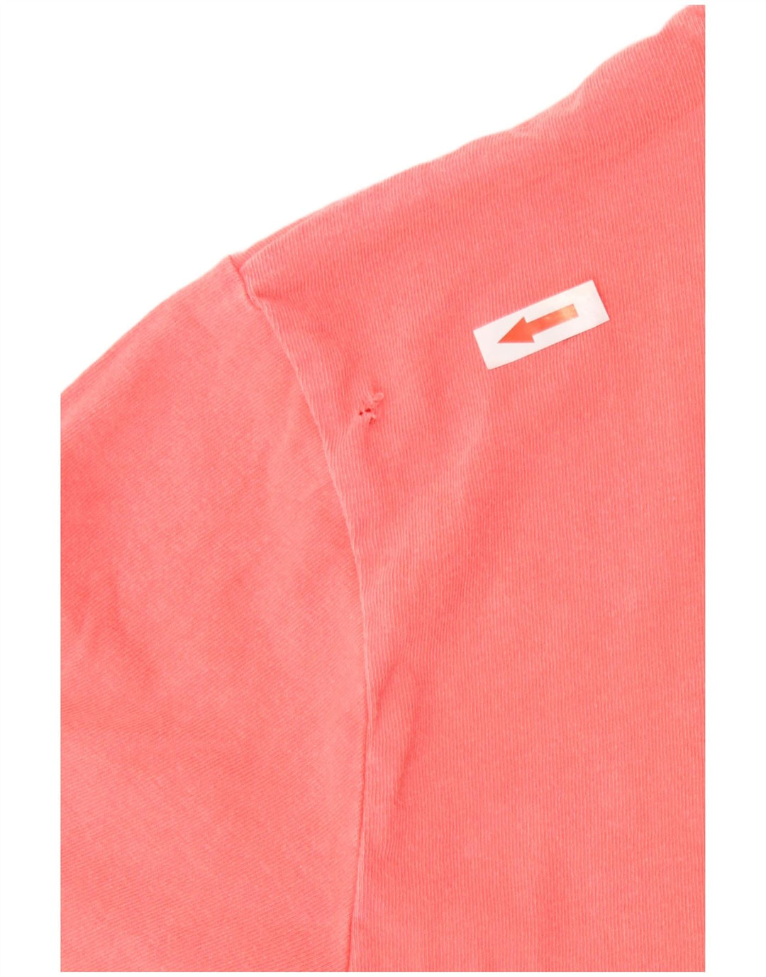 Tommy Hilfiger Womens Crop Graphic T-Shirt Top Medium Pink Cotton