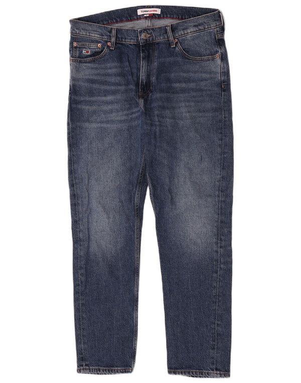 Tommy Hilfiger Mens Slim Jeans W32 L29 Blue Cotton