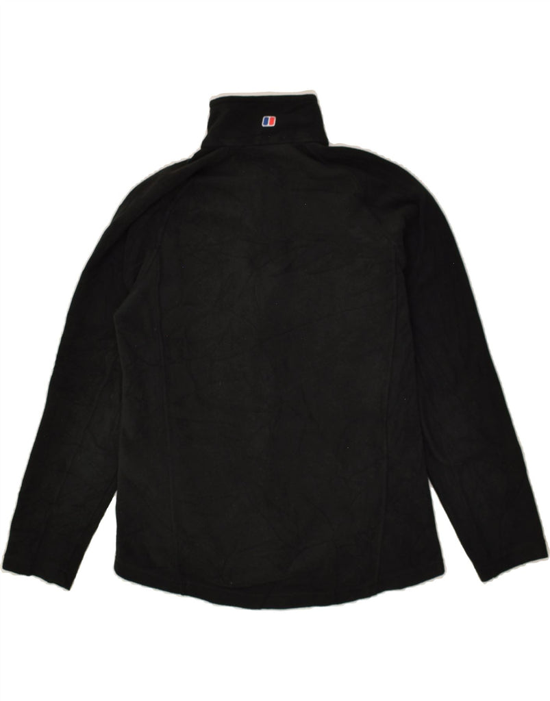 BERGHAUS Womens Fleece Jacket UK 14 Medium Black Polyester | Vintage Berghaus | Thrift | Second-Hand Berghaus | Used Clothing | Messina Hembry 