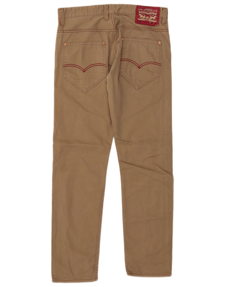 Levi's Mens 508 Regular Tapered Jeans W31 L32 Beige Cotton