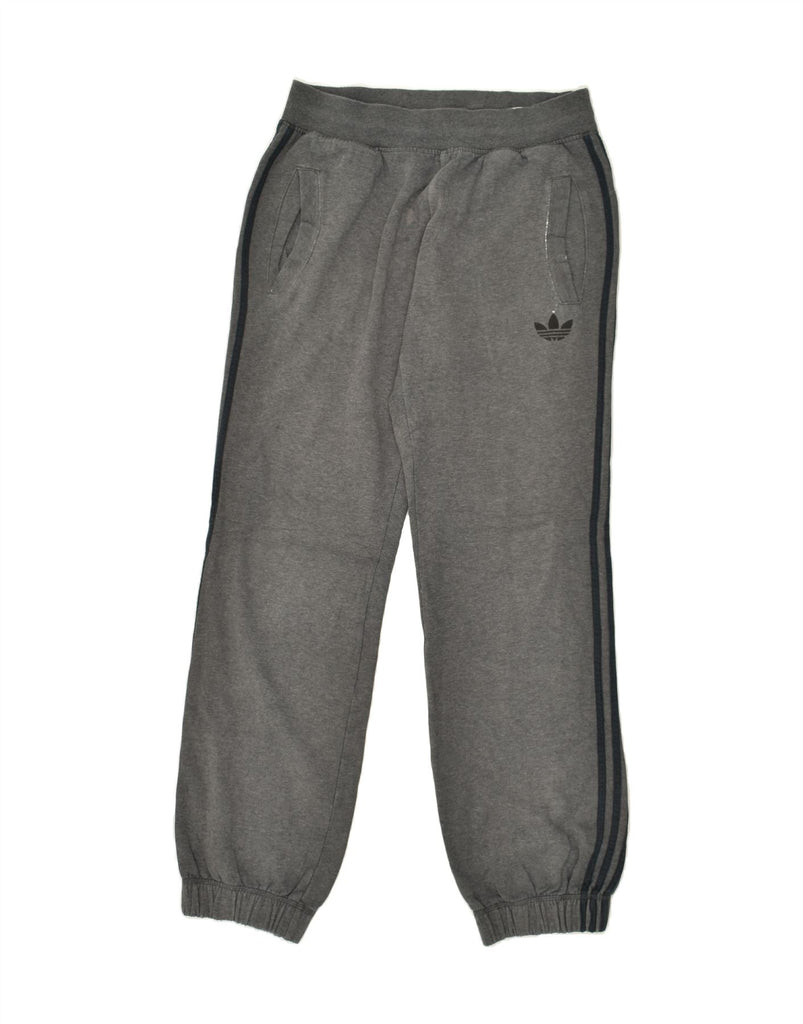 ADIDAS Mens Tracksuit Trousers Joggers Medium Grey Cotton Vintage Adidas and Second-Hand Adidas from Messina Hembry 