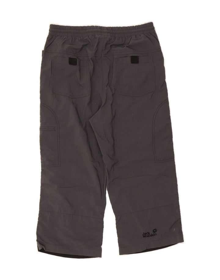 JACK WOLFSKIN Boys Capri Cargo Trousers 15-16 Years  Grey Colourblock Vintage Jack Wolfskin and Second-Hand Jack Wolfskin from Messina Hembry 