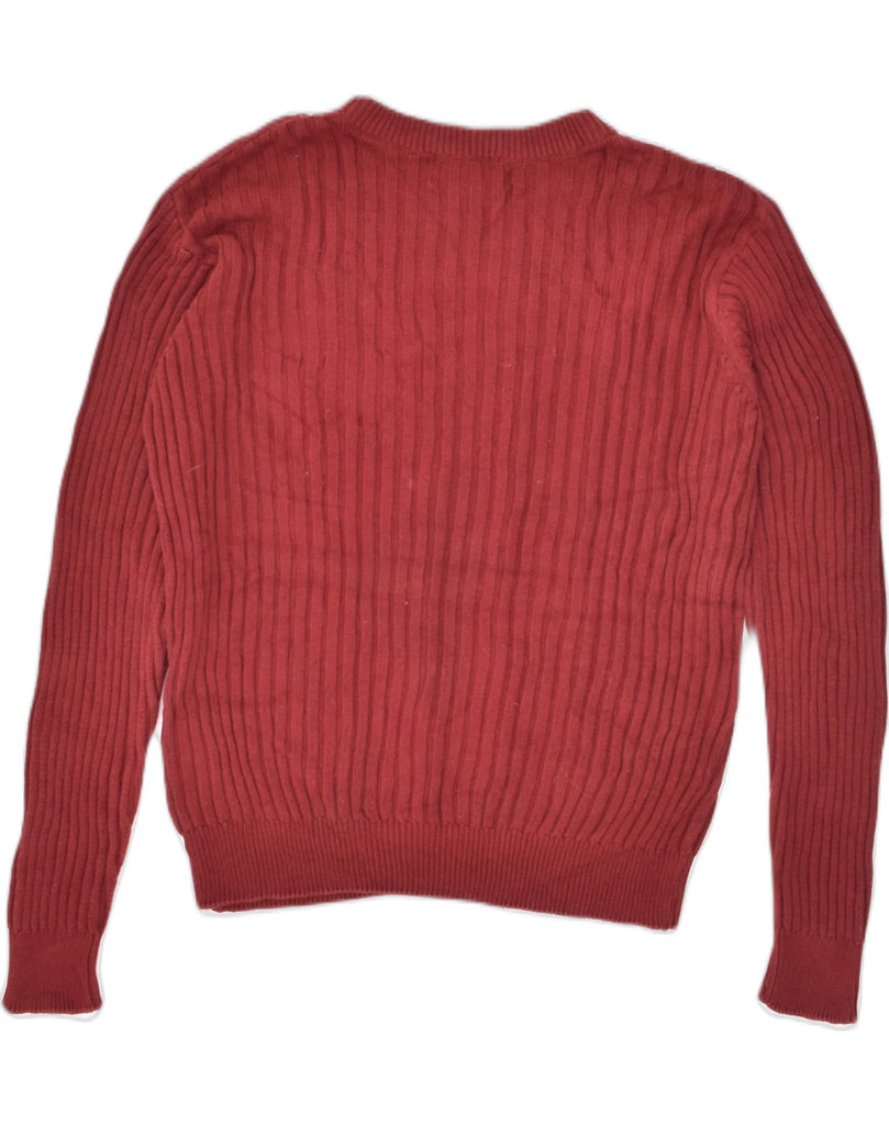 WRANGLER Mens Crew Neck Jumper Sweater Medium Red Cotton | Vintage Wrangler | Thrift | Second-Hand Wrangler | Used Clothing | Messina Hembry 