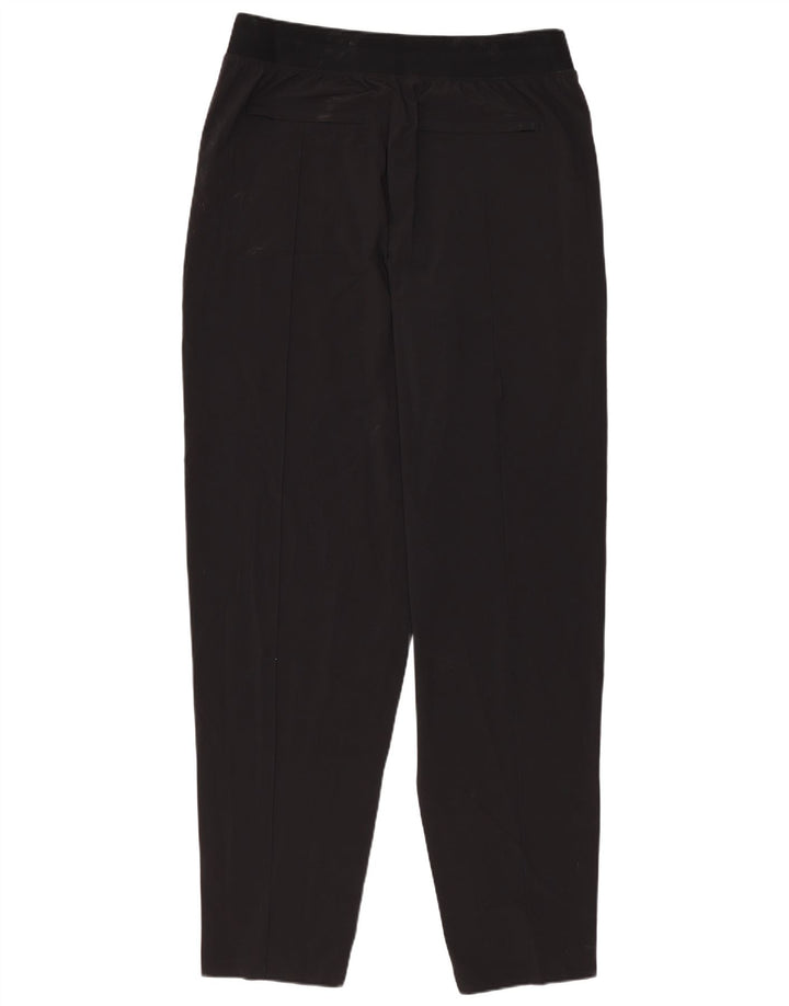 ATHLETA Womens Tapered Chino Trousers US 6 Medium W30 L30 Black Polyester
