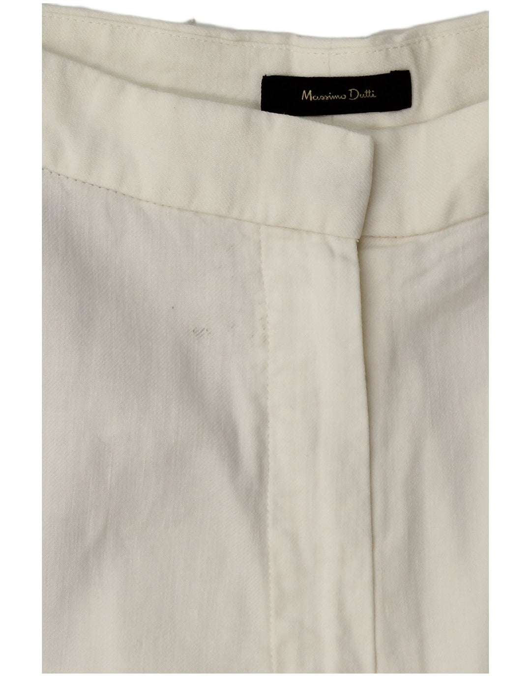 MASSIMO DUTTI Womens Tapered Chino Trousers EU 40 Medium W30 L27 White