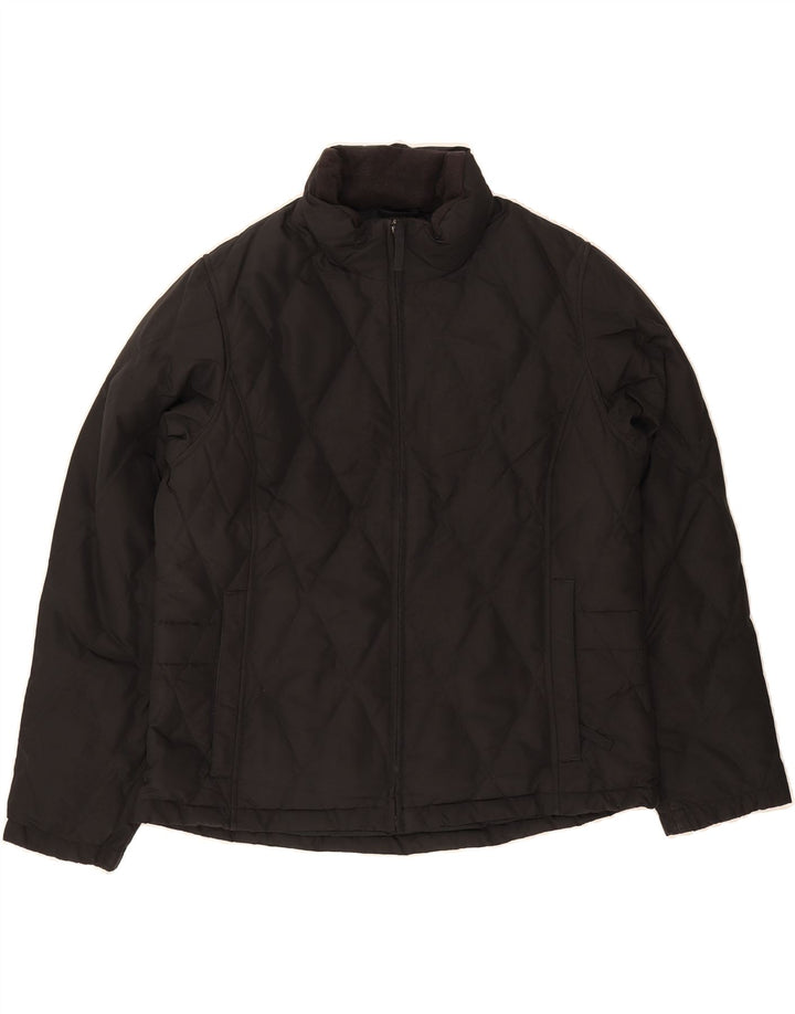EDDIE BAUER Womens Padded Jacket UK 16 Large Black Polyester Vintage Eddie Bauer and Second-Hand Eddie Bauer from Messina Hembry 