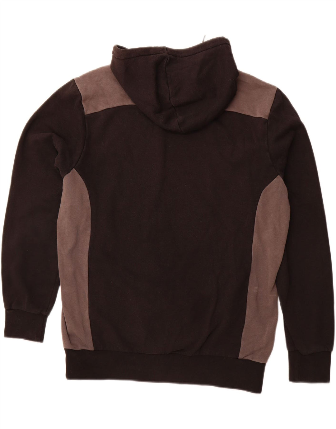 PUMA Mens Hoodie Jumper Large Black Colourblock