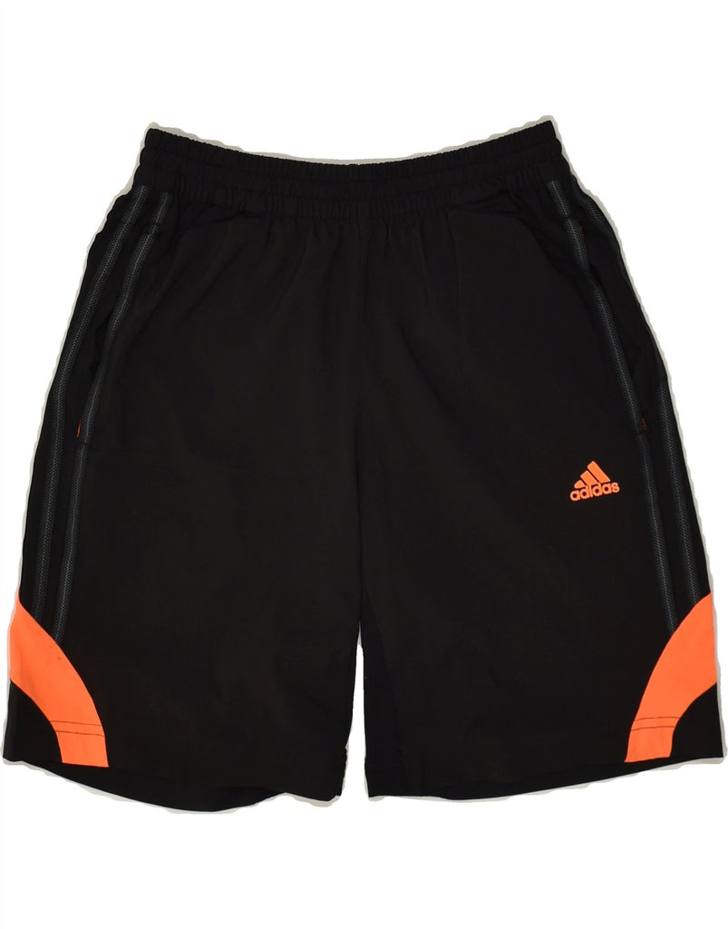 ADIDAS Boys Climacool Graphic Sport Shorts 11-12 Years  Black Colourblock | Vintage Adidas | Thrift | Second-Hand Adidas | Used Clothing | Messina Hembry 