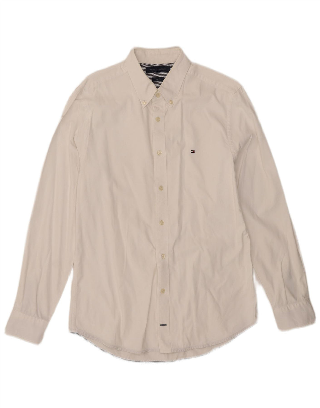 Tommy Hilfiger Mens Slim Fit Shirt Medium White