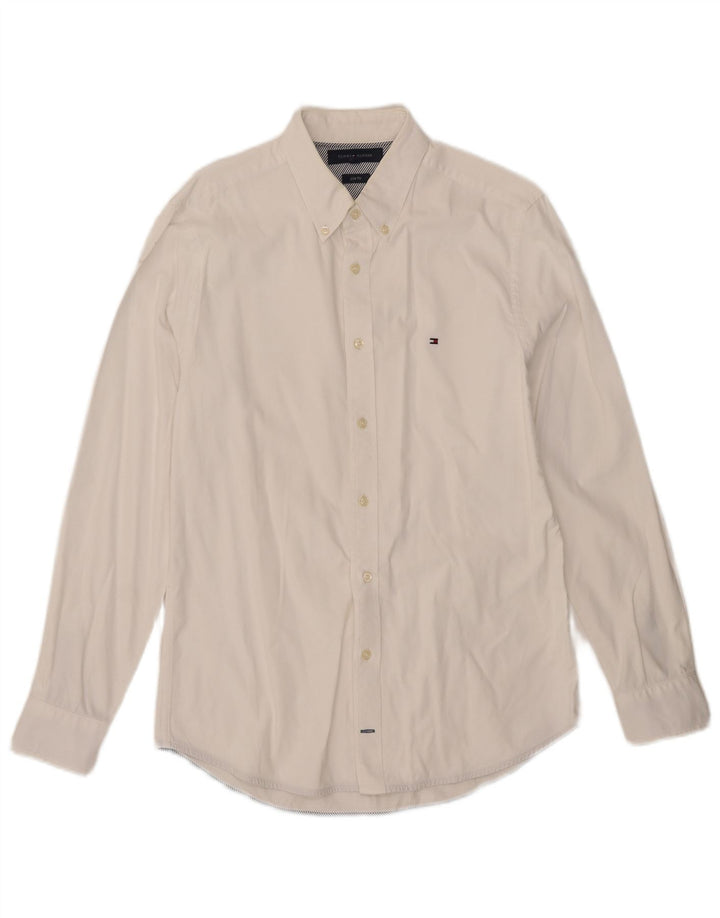 Tommy Hilfiger Mens Slim Fit Shirt Medium White