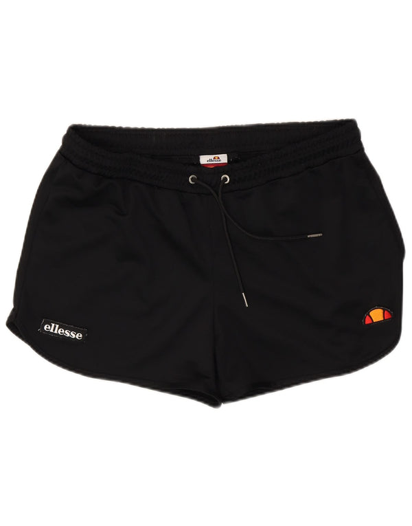 Ellesse Womens Sport Shorts UK 16 Large Black Polyester