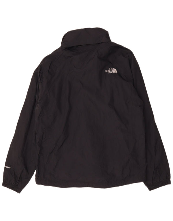 The North Face Mens Rain Jacket UK 36 Small Navy Blue Nylon