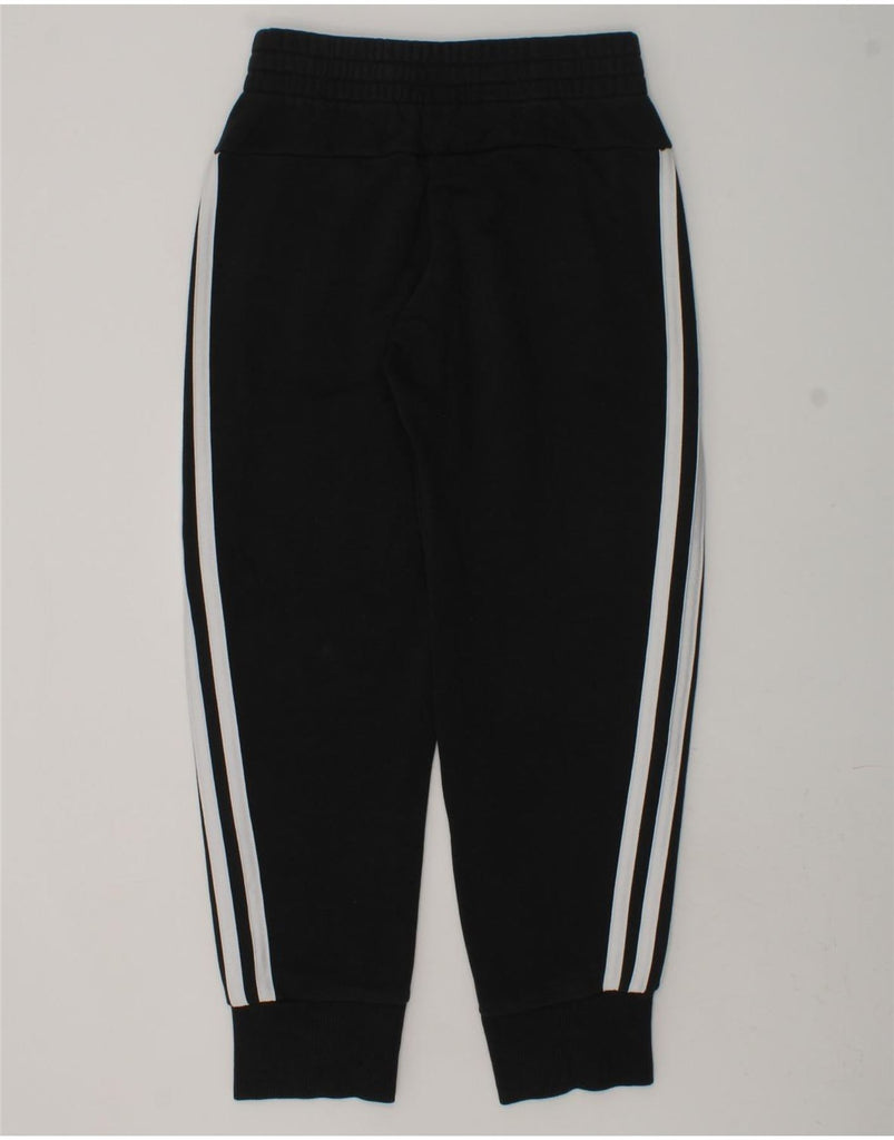 ADIDAS Boys Tracksuit Trousers Joggers 7-8 Years Black Cotton | Vintage Adidas | Thrift | Second-Hand Adidas | Used Clothing | Messina Hembry 