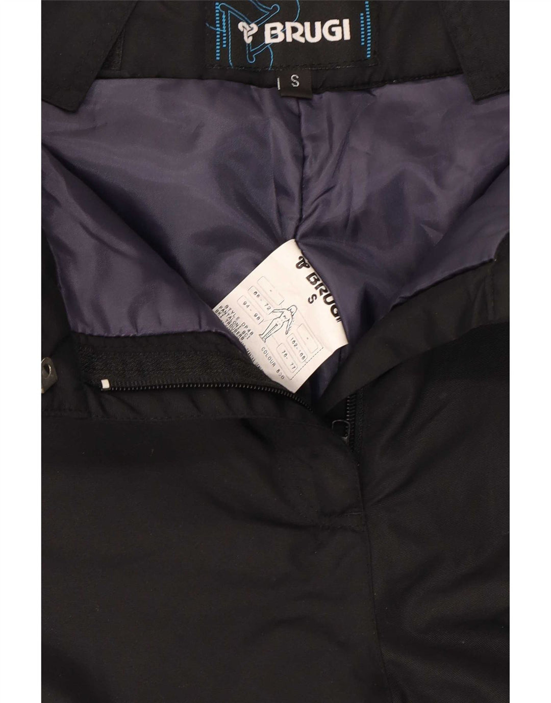Brugi Womens Ski Trousers UK 10 Small Black Polyamide