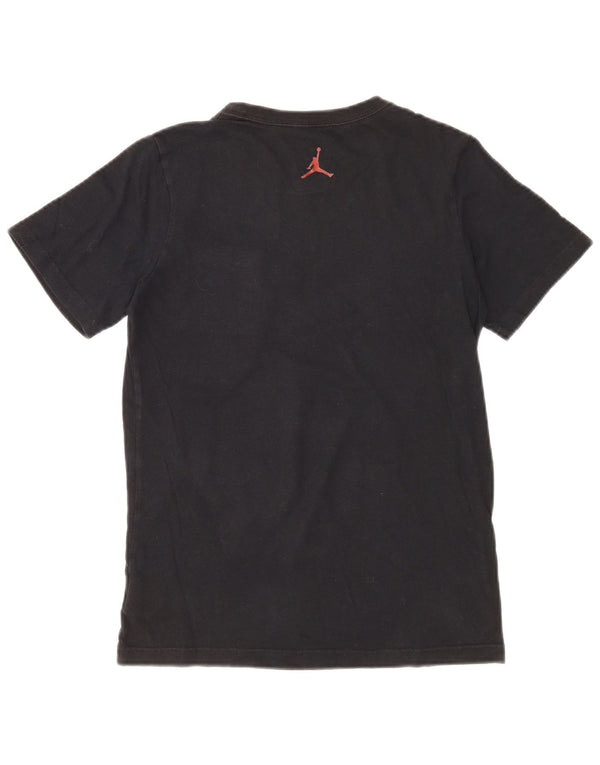 Jordan Boys T-Shirt Top 12-13 Years Large Black Cotton