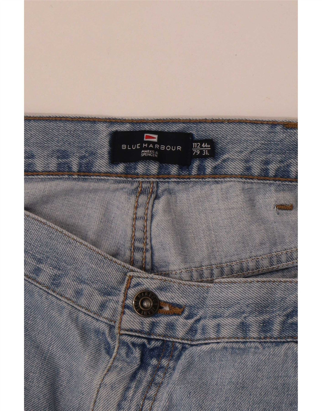 Marks & Spencer Mens Blue Harbour Straight Jeans W44 L27
