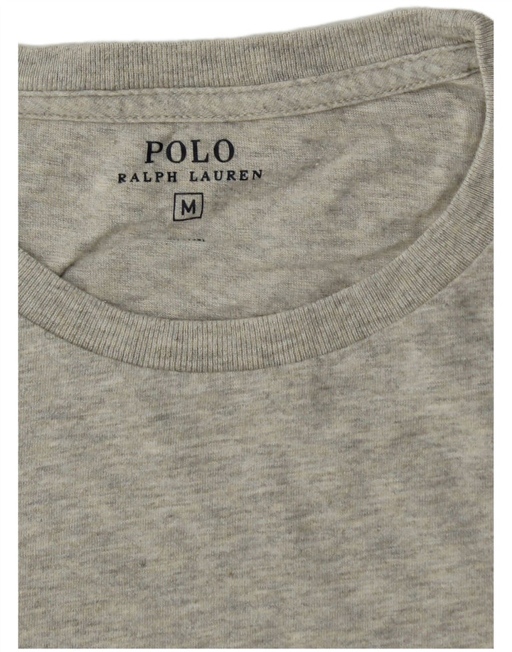Polo Ralph Lauren Mens T-Shirt Top Medium Grey Flecked