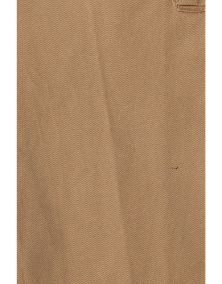 Mason's Mens Straight Cargo Trousers W32 L33 Beige Cotton