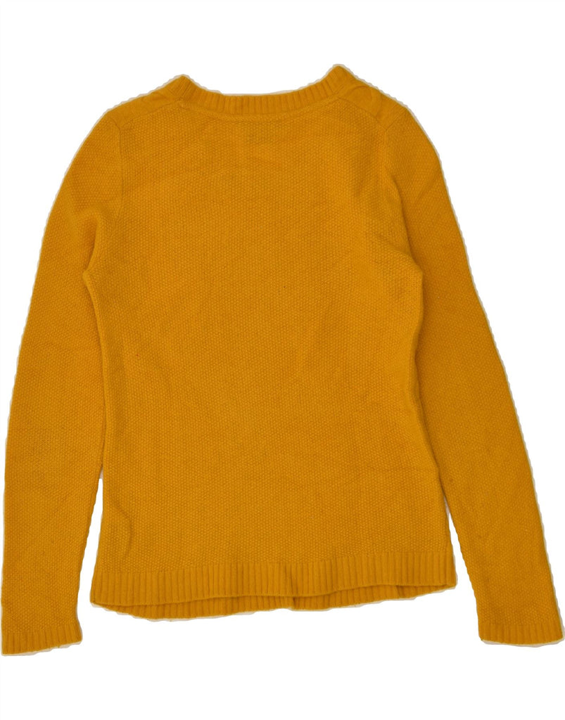 TOMMY HILFIGER Womens Boat Neck Jumper Sweater UK 14 Large Orange Wool | Vintage Tommy Hilfiger | Thrift | Second-Hand Tommy Hilfiger | Used Clothing | Messina Hembry 