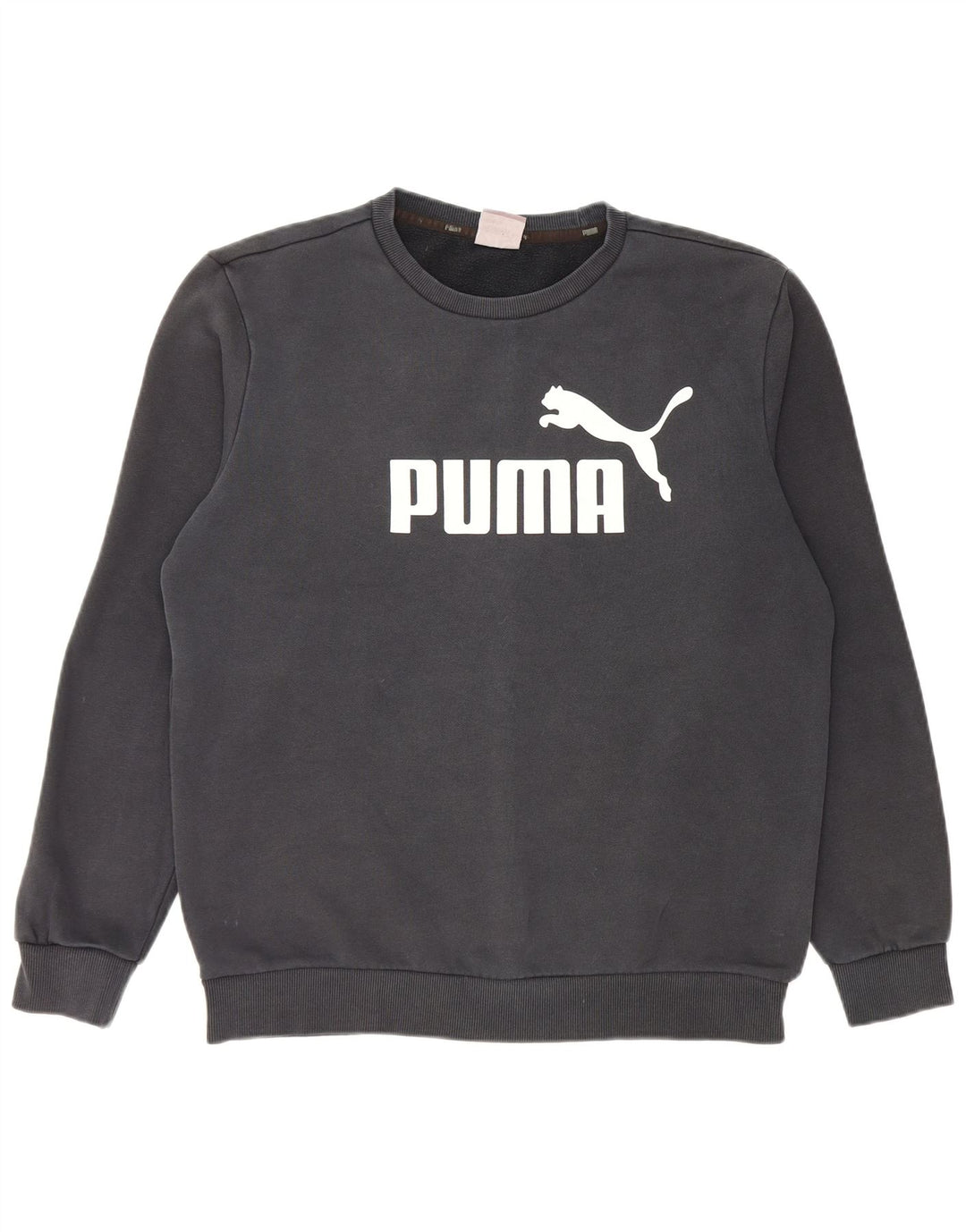 Puma Mens Graphic Sweatshirt Jumper Medium Black Cotton