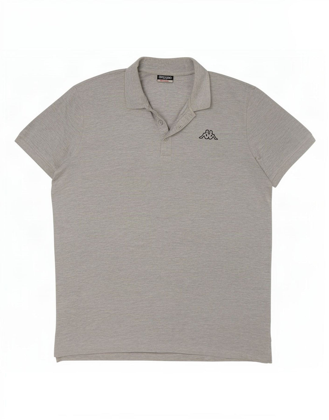 Kappa Mens Polo Shirt 2XL Grey Flecked Cotton